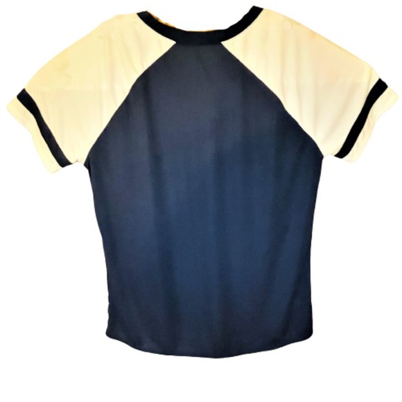 Milwaukee Brewers MLB Baseball Women's Blue with Gold Lettering Dry Fit SS Shirt - Picture 3 of 5